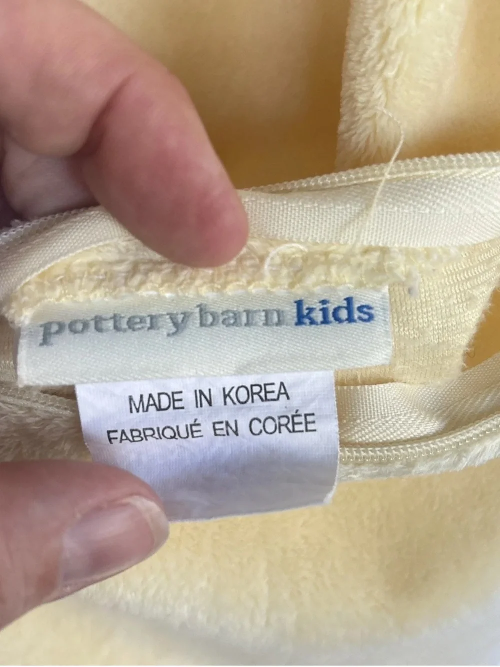POTTERY BARN KIDS  Toddler 2 Yellow Chamios Duvet Covers AND PBK Down Insert GUC